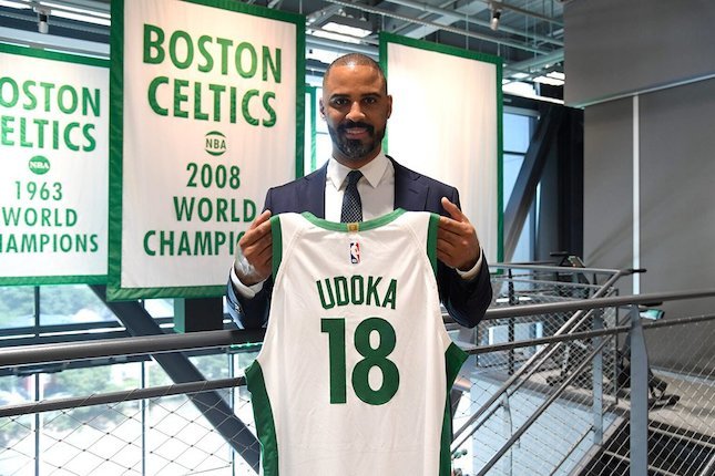 Pelatih baru Boston Celtics, Ime Udoka. (c) NBA