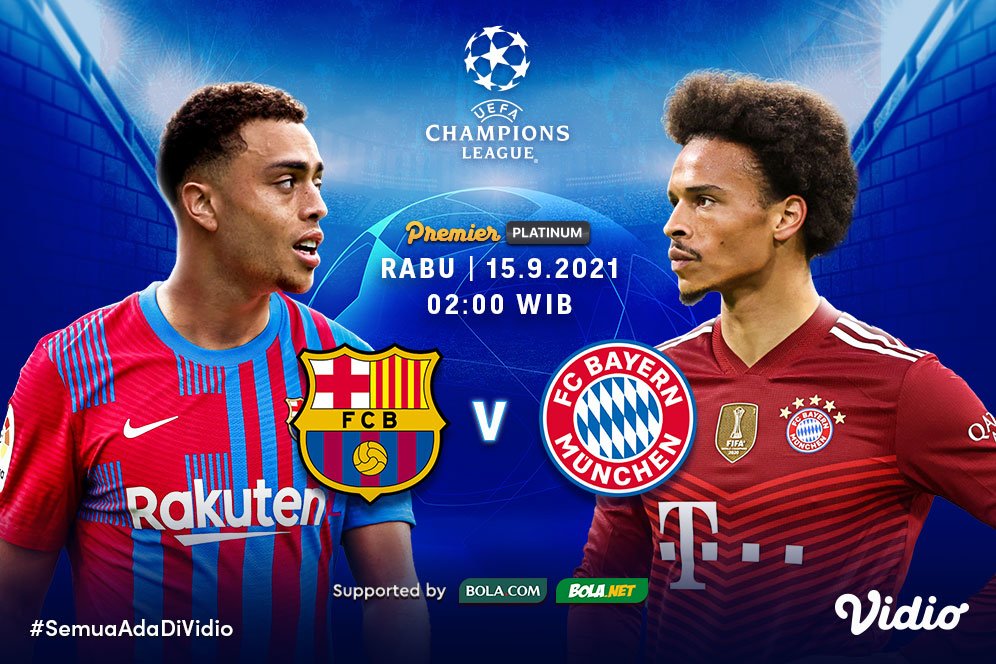 Jangan Ketinggalan, Link Live Streaming Big Match Liga Champions 2021 Barcelona vs Bayern di Vidio