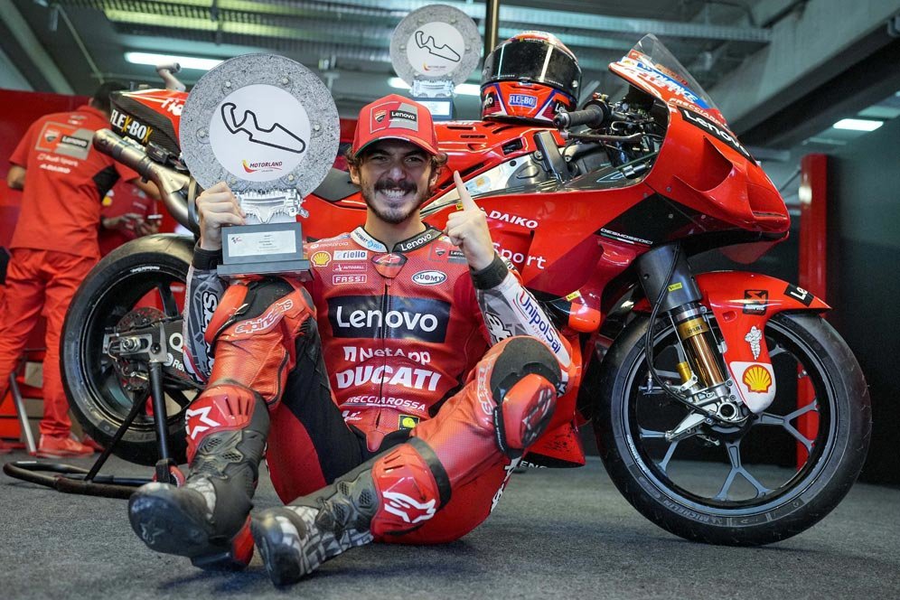 Ducati Bangga Pecco Bagnaia Kalahkan 'King of Aragon'