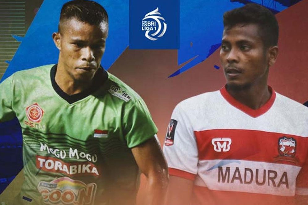 Adu Bintang Persikabo 1973 vs Madura United di BRI Liga 1: Manahati vs Zulfiandi