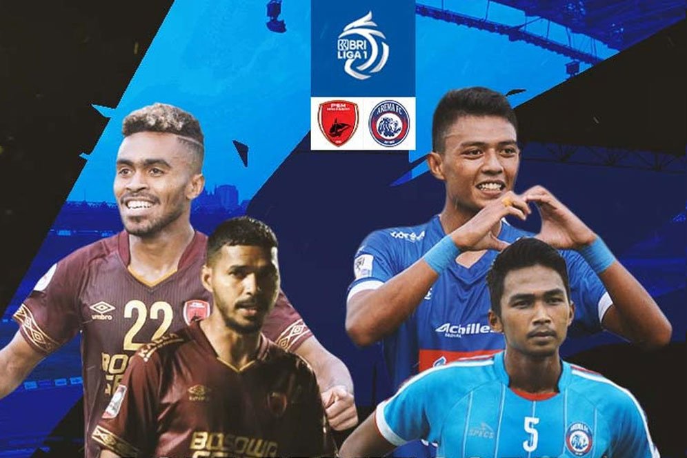 Adu Kuat Antarlini PSM Makassar vs Arema FC di BRI Liga 1 2021-2022