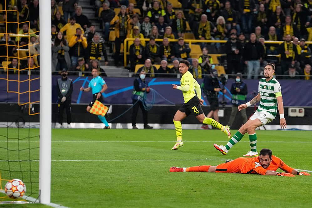 Hasil dan Highlights Borussia Dortmund vs Sporting di Liga Champions 2021-2022