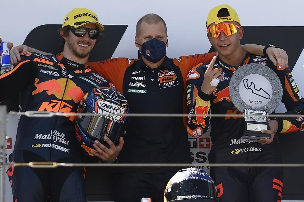 Remy Gardner-Raul Fernandez Jalani Uji Coba MotoGP Bareng KTM di Misano