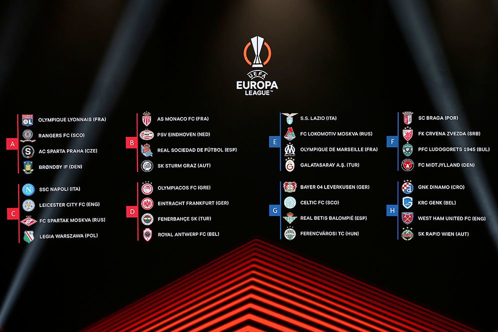 Jadwal Siaran Langsung dan Live Streaming Liga Europa di Vidio, 16 September 2021 Jadwal Siaran Langsung dan Live Streaming Liga Europa di Vidio, 16 September 2021