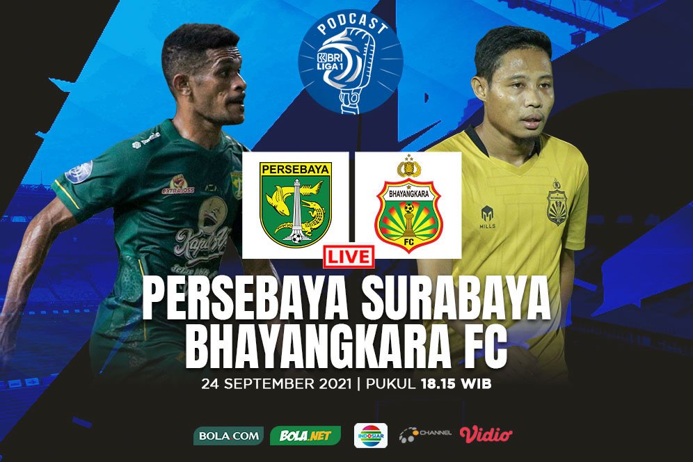 Nikmati Bolanet Live Podcast BRI Liga 1: Persebaya Surabaya vs Bhayangkara FC