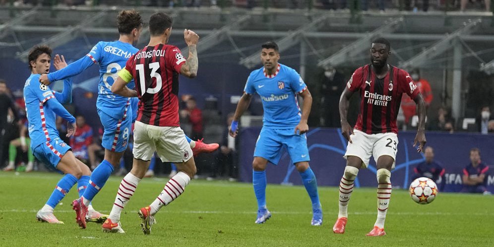 Hasil Pertandingan AC Milan vs Atletico Madrid: Skor 1-2
