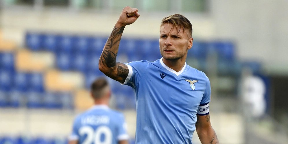 Striker Lazio, Ciro Immobile (c) AP Photo