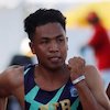 Lalu Muhammad Zohri Sabet Emas Nomor Lari 100 Meter PON Papua 2021