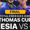 Analisis dan Prediksi Final Piala Thomas 2020: China tanpa Shi Yuqi, Keuntungan untuk Indonesia?