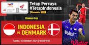 Semifinal Piala Thomas 2021: Ayo Indonesia! Inilah Susunan Pemain Indonesia vs Denmark 