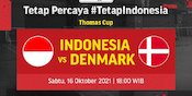 Link Live Streaming Indonesia vs Denmark di Semifinal Piala Thomas 2020 di Vidio