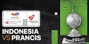 Jadwal dan Live Streaming Piala Uber 2021: Indonesia vs Prancis di Vidio Jadwal dan Live Streaming Piala Uber 2021: Indonesia vs Prancis di Vidio