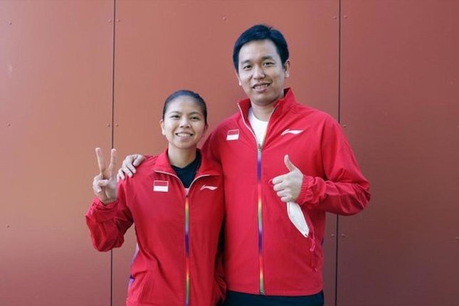 Greysia Polii dan Hendra Setiawan (c) Twitter/INABadminton