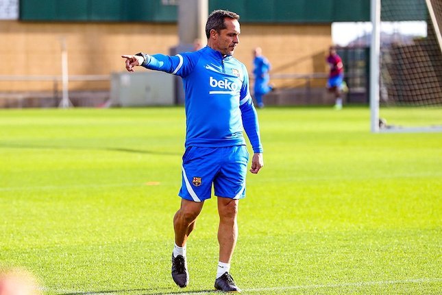Sergi Barjuan sebagai pelatih Barcelona (c) FC Barcelona