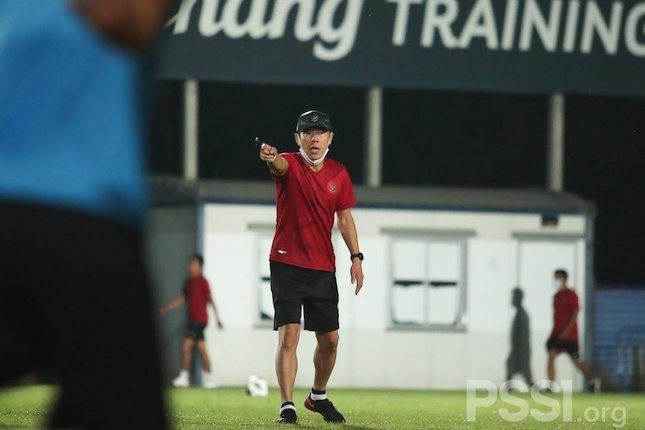 Pelatih Timnas Indonesia, Shin Tae-yong (c) PSSI