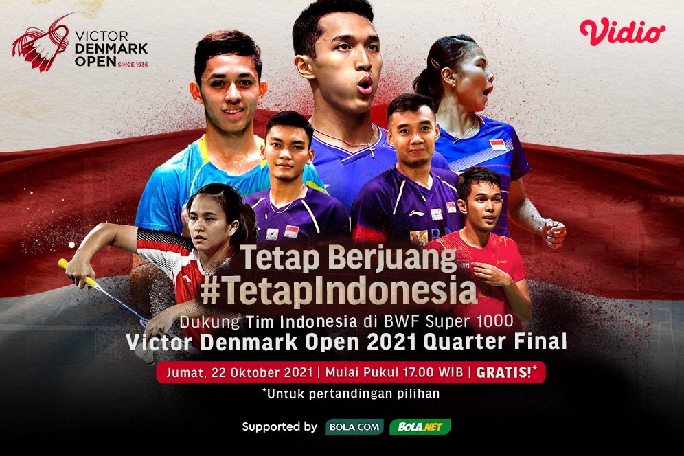 Hasil Denmark Open 2021: Fikri/Bagas Tumbang, Indonesia Tanpa Wakil di Semi Final Ganda Putra