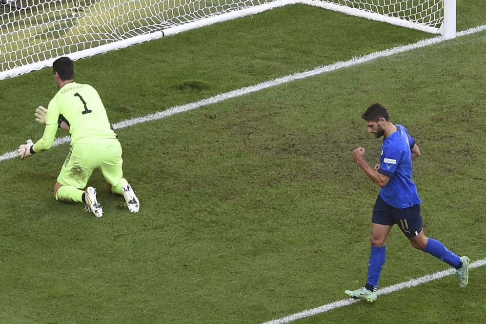 Man of the Match Italia vs Belgia: Domenico Berardi