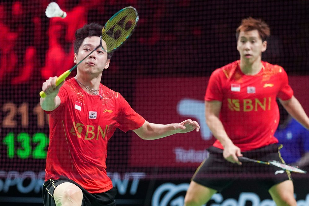 Kevin/Marcus Singkirkan Ganda Jepang dari Indonesia Open 2021