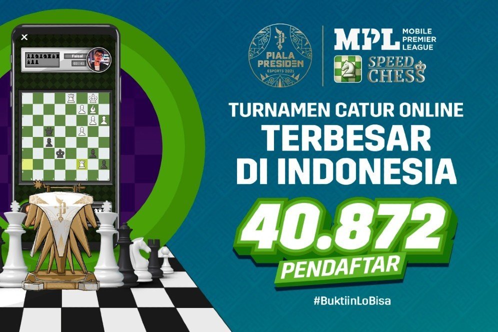 Diikuti 40 Ribu Peserta, Piala Presiden Esports 2021 Speed Chess Jadi Mobile Game Catur Terbesar