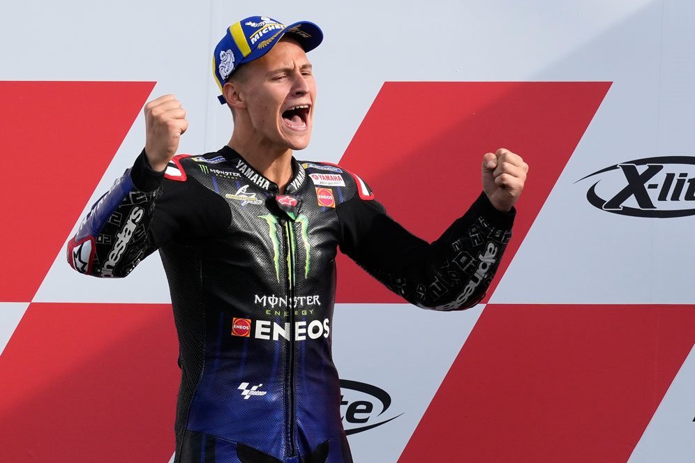 Fabio Quartararo Ungkap Momen Spesial Bareng Valentino Rossi saat Lap Penghormatan