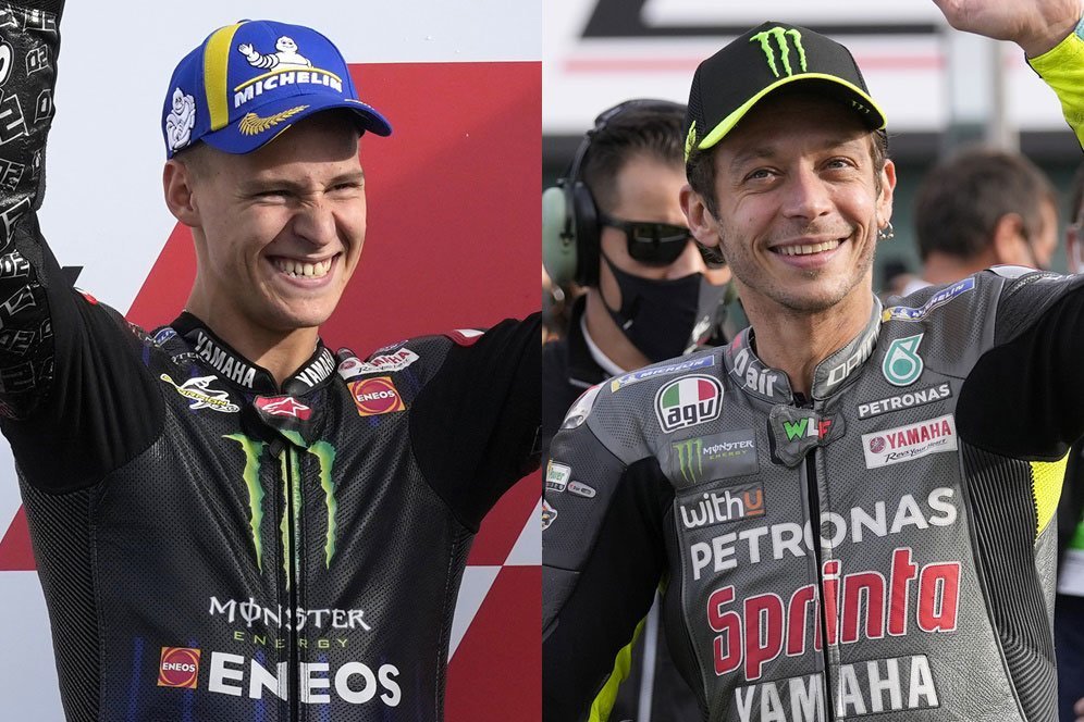 Yamaha: Fabio Quartararo-Valentino Rossi Mirip, Sama-Sama Bikin Tim Ceria