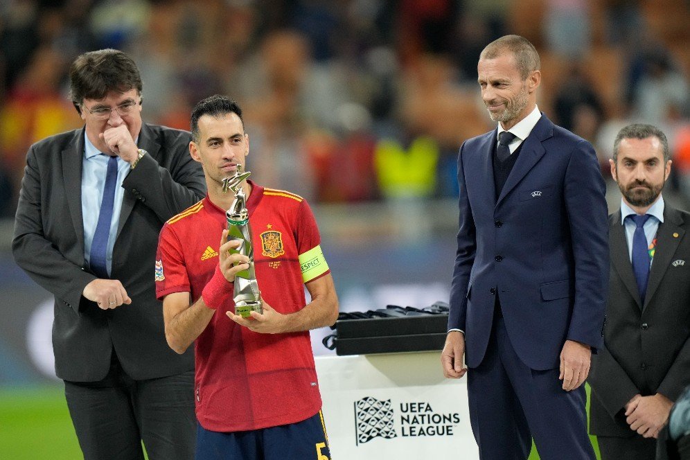 Sergio Busquets Terpilih Jadi Pemain Terbaik Babak Final UEFA Nations League 2021