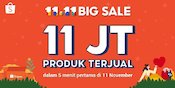 Hanya dalam 5 Menit Pertama, 11 Juta Produk Ludes di Shopee 11.11 Big Sale