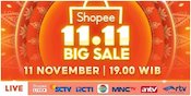 Starting Line-Up Shopee 11.11 Big Sale TV Show: Dari Lesti-Billar, King Nassar, hingga Dewi Perssik
