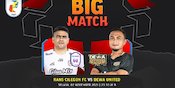 Link Live Streaming Liga 2: RANS Cilegon FC vs Martapura Dewa United di Vidio