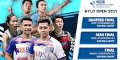 Jadwal dan Live Streaming Laga Putaran Final Hylo Open 2021 di Vidio, 5-7 November Jadwal dan Live Streaming Laga Putaran Final Hylo Open 2021 di Vidio, 5-7 November