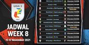 Link Live Streaming Lanjutan Liga 2 2021 Pekan Kedelapan di Vidio, 15-17 November 2021