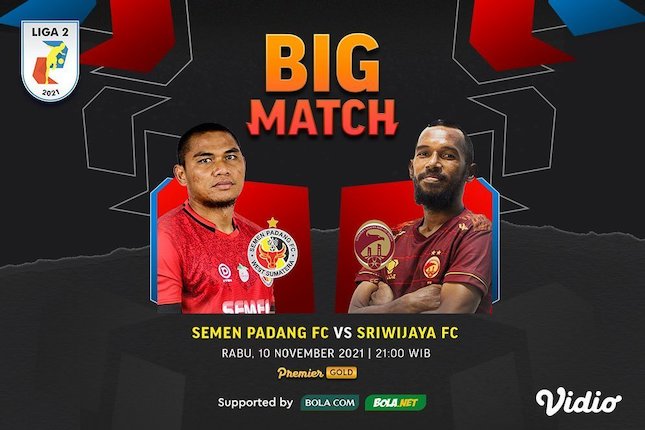 Live streaming Semen Padang vs Sriwijaya FC di Vidio (c) Vidio