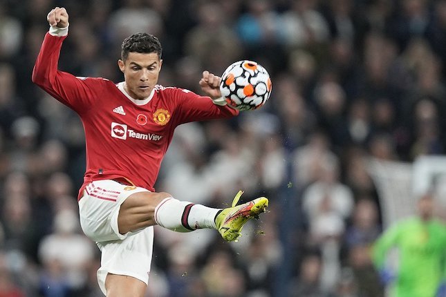 Penyerang Manchester United, Cristiano Ronaldo. (c) AP Photo