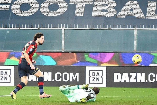Striker Genoa, Mattia Destro (c) AP Photo