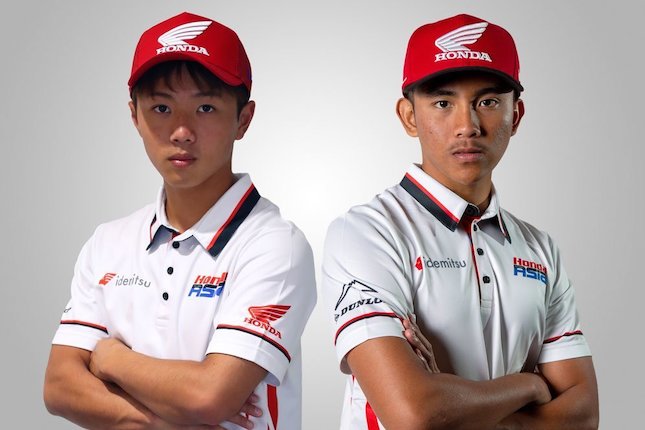 Taiyo Furusato dan Mario Aji (c) Honda Team Asia