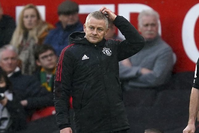 Pelatih Manchester United, Ole Gunnar Solskjaer. (c) AP Photo