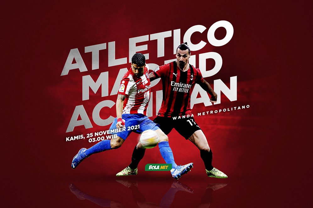 Prediksi Atletico Madrid vs AC Milan 25 November 2021