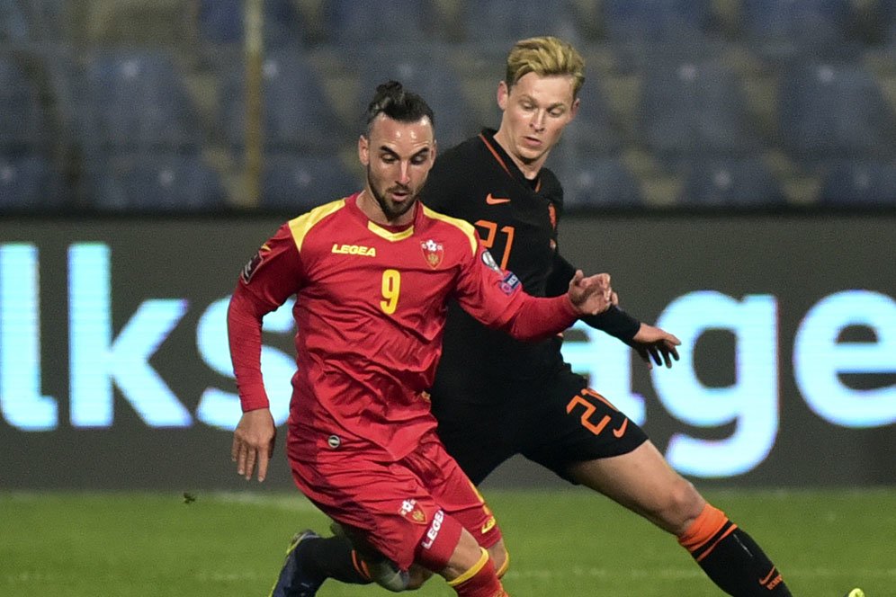 Hasil Pertandingan Montenegro vs Belanda: 2-2