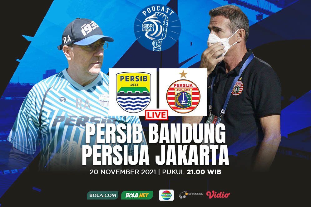 Nikmati Bolanet Live Podcast BRI Liga 1: Persib Bandung vs Persija Jakarta