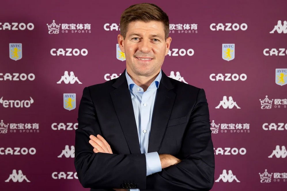 Gerrard Resmi ke Aston Villa, Netizen: Welcome Back! Jangan Terpeleset, Juara Sebelum Ole