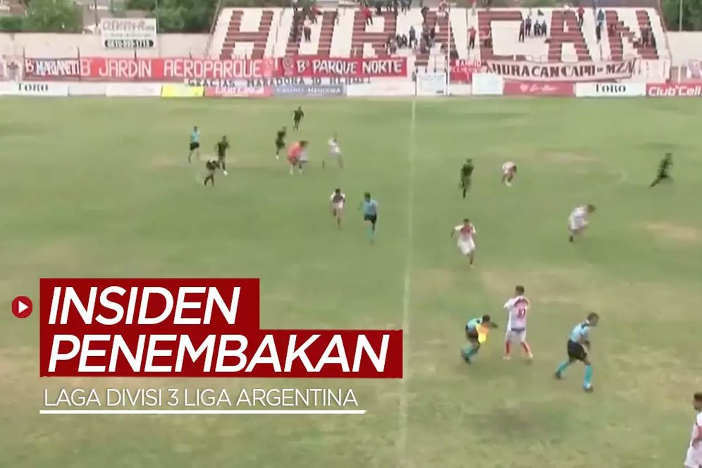 Ngeri Banget, Momen Penembakan di Sebuah Laga Divisi 3 Liga Argentina