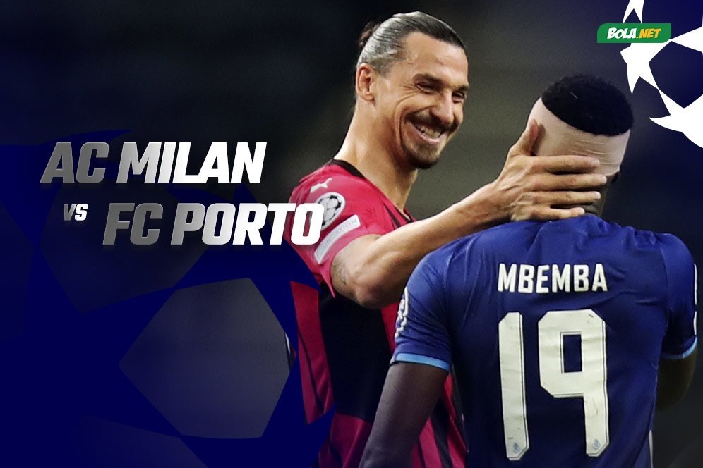 Jadwal dan Link Live Streaming Liga Champions: AC Milan vs Porto di Vidio