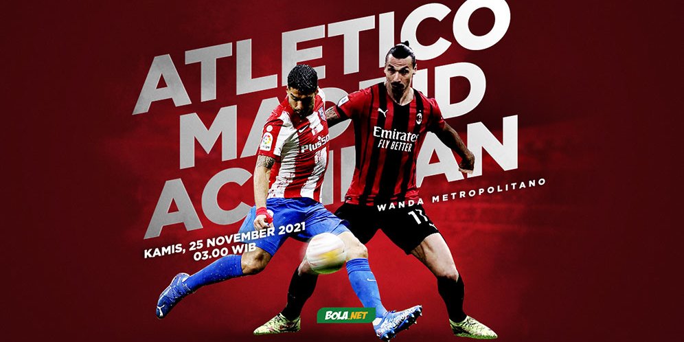 Prediksi Atletico Madrid vs AC Milan 25 November 2021