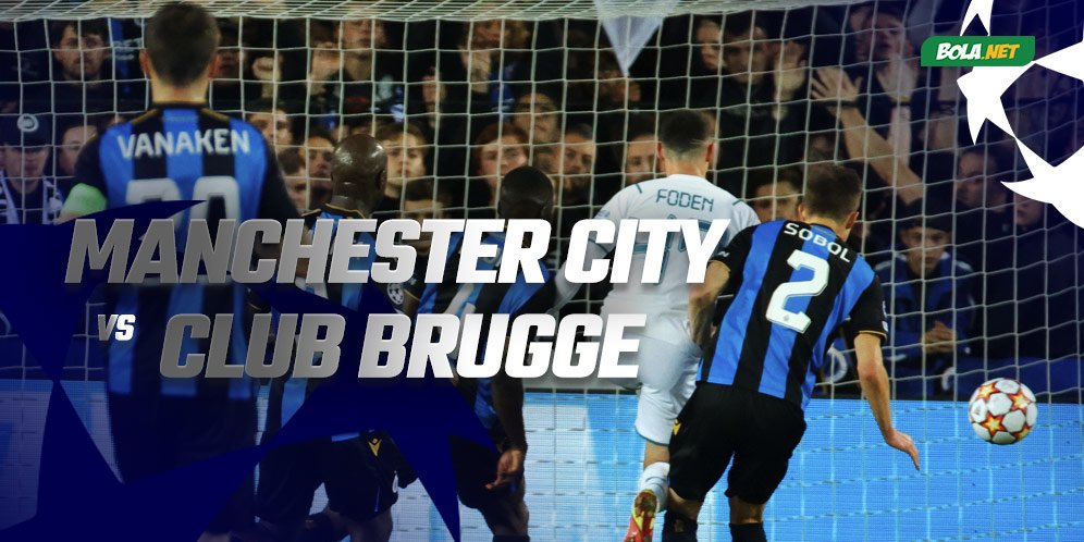 Prediksi Manchester City vs Club Brugge 4 November 2021