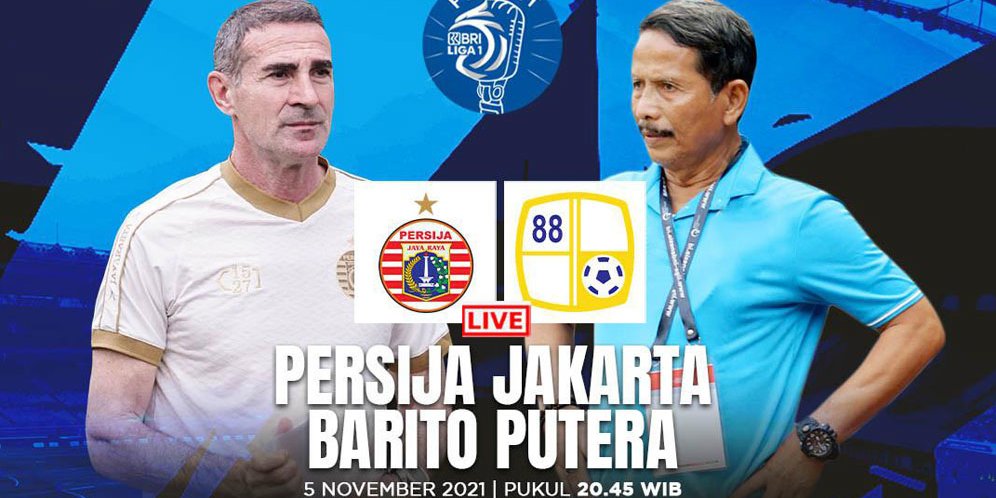 Yuk Dengerin Live Podcast Pertandingan BRI Liga 1: Persija Jakarta Vs Barito Putera