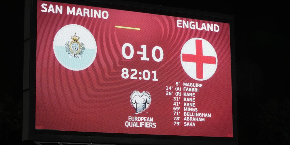 San Marino, Tim Paling Bapuk di Kualifikasi Piala Dunia 2022 Zona Eropa
