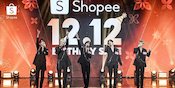 Aksi Panggung TOMORROW X TOGETHER Berikan Kejutan dalam Shopee 12.12 Birthday Sale TV Show