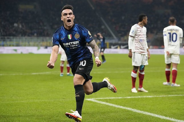 Penyerang Inter Milan, Lautaro Martinez. (c) AP Photo