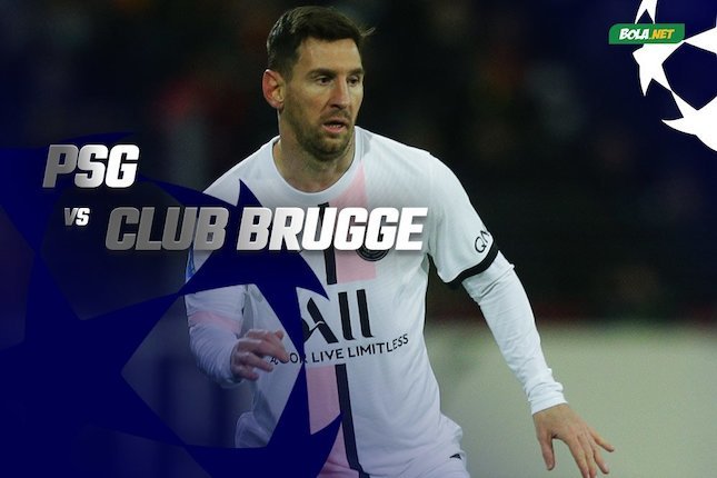 Liga Champions: PSG vs Club Brugge (c) Bola.net