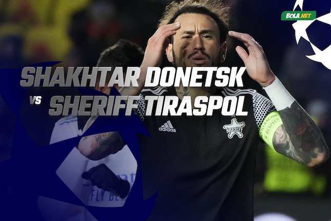 Liga Champions: Shakhtar Donetsk vs Sheriff Tiraspol (c) Bola.net